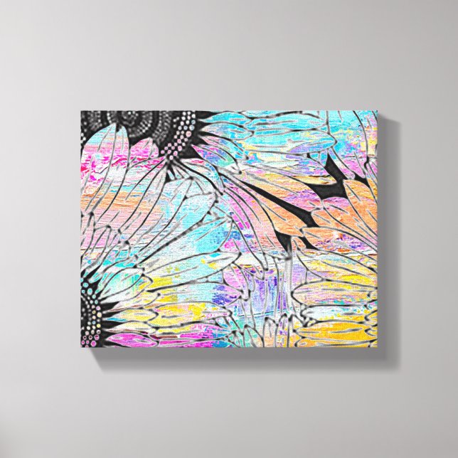 Sommarsolros 10 tum x 8 tum canvastryck (Framsida)