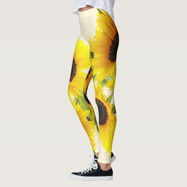 Sommarsolros Gult Leggings (Vänster)