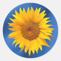 Sommarsolrosblommor Royalet Blue Wedding Favor