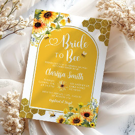 Sommarsolrosbride till Bee-Möhippan Inbjudningar