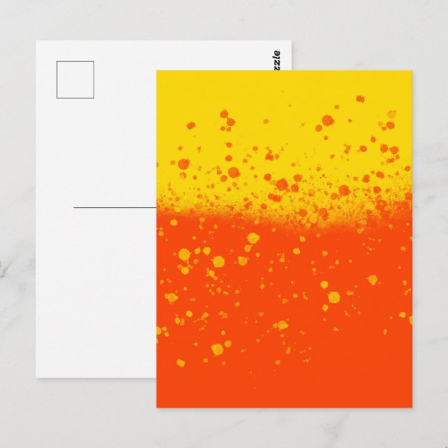 Sommarsolsken Minimalistisk Tryck Vykort (Fram/baksida)