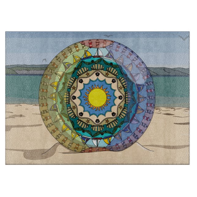 Sommarsolskensskärl av glas (Framsidan)
