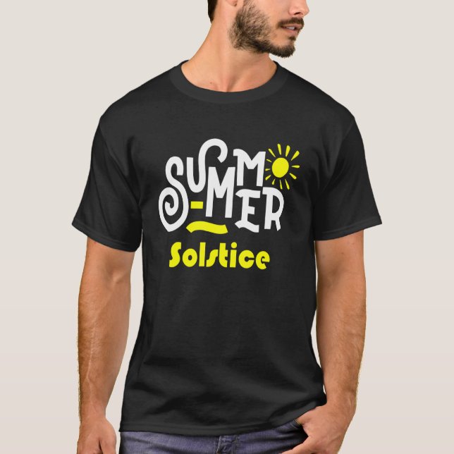 Sommarsolstånd Första Sommar dagen Cool T Shirt (Framsida)