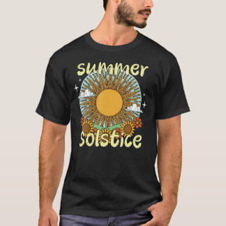Sommarsolstånd Litha hedniskt firande Midsommar T Shirt