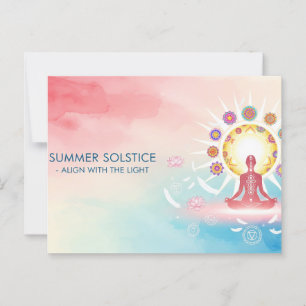 Sommarsolstånd vykort