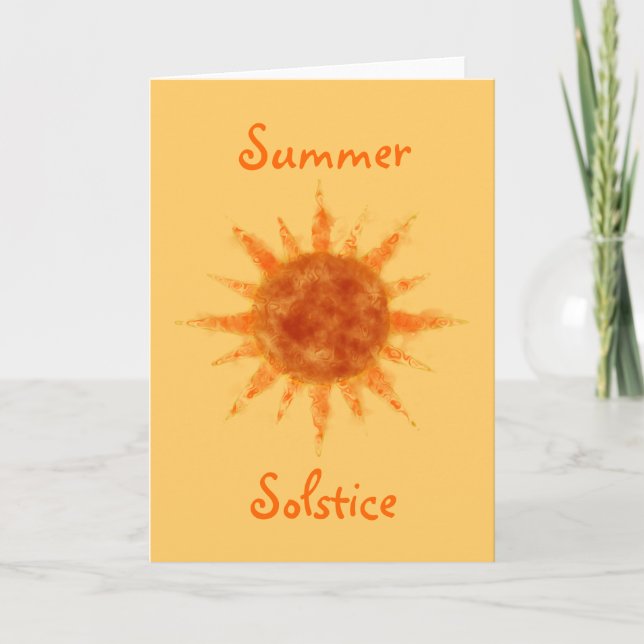Sommarsolstice Kort (Framsida)
