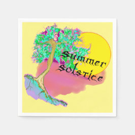 Sommarsolstice Pappersservett