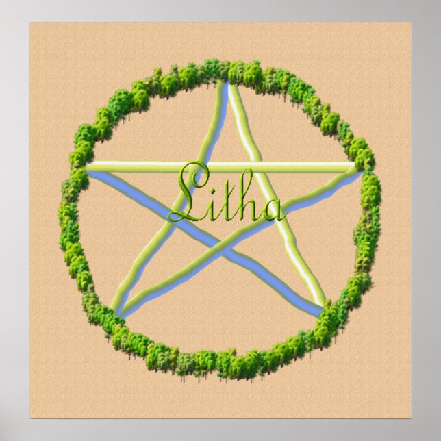 Sommarsolstice Poster (Framsidan)