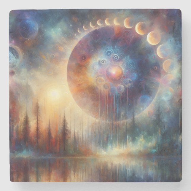 Sommarsolstice Stenunderlägg (Framsidan)
