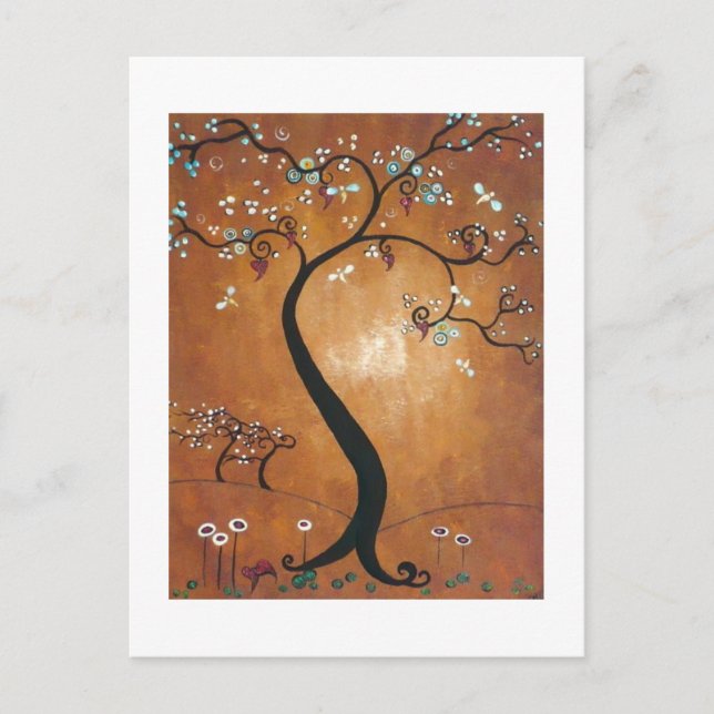 Sommarsolstice Vykort (Framsida)