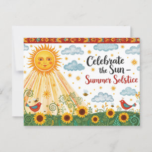 Sommarsolstice Vykort