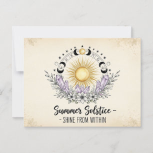 Sommarsolstice Vykort