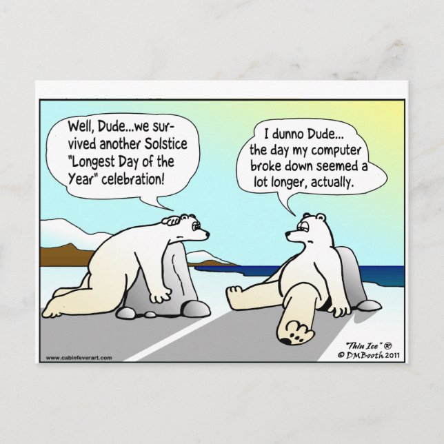 Sommarsolstice Vykort (Framsida)