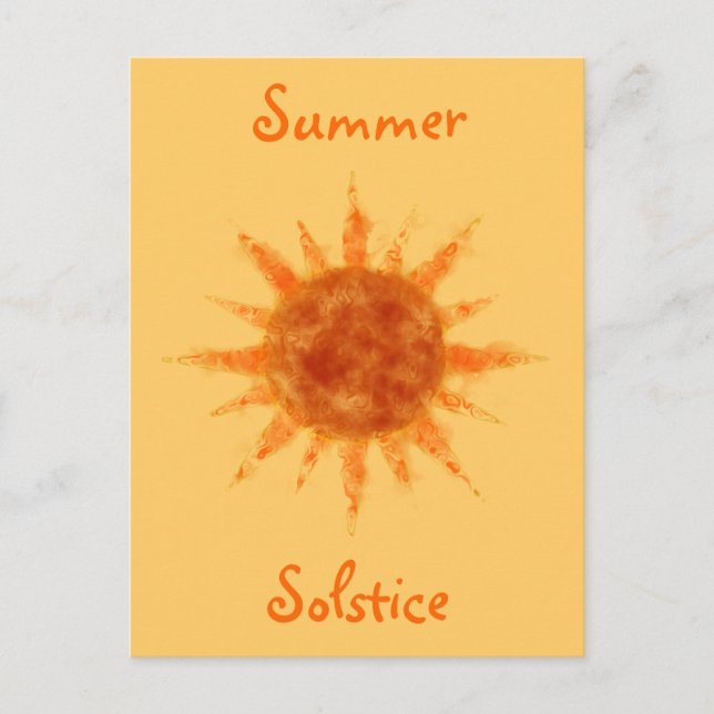 Sommarsolstice Vykort (Framsida)