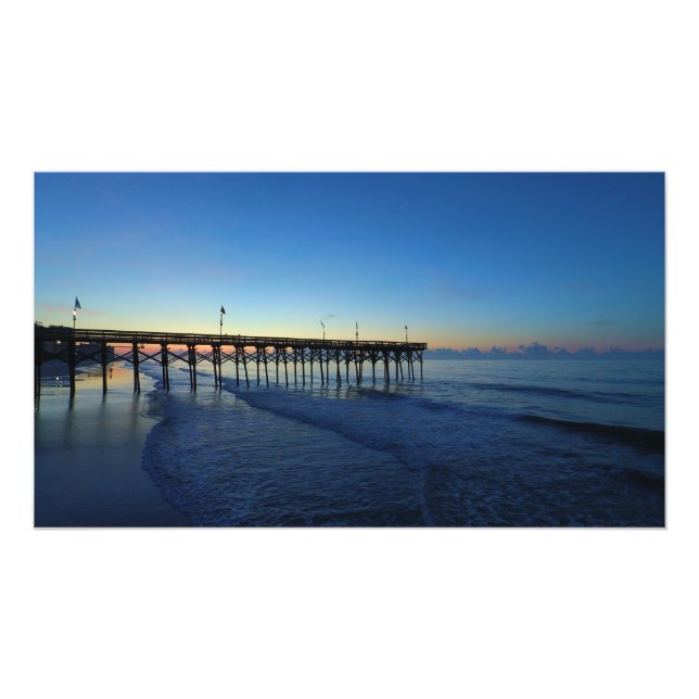 Sommarsoluppgång i Myrtle Beach SC Fototryck (Framsidan)