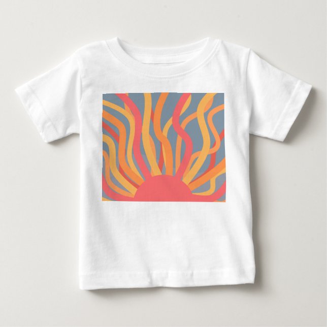 Sommarsoluppgång T Shirt (Framsida)