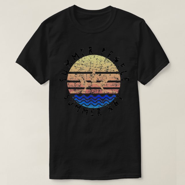 Sommarsommar, inte Vintage, Stil Graphic Sol T Shirt (Design framsida)