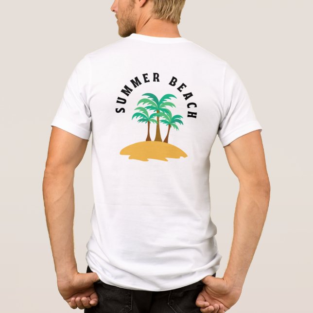 Sommarsommarstrand T Shirt (Baksida)