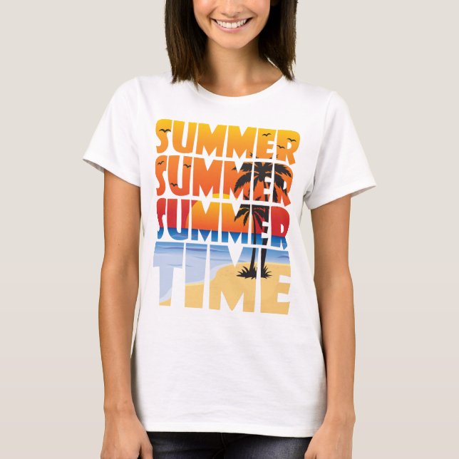 Sommarsommartid! T Shirt (Framsida)