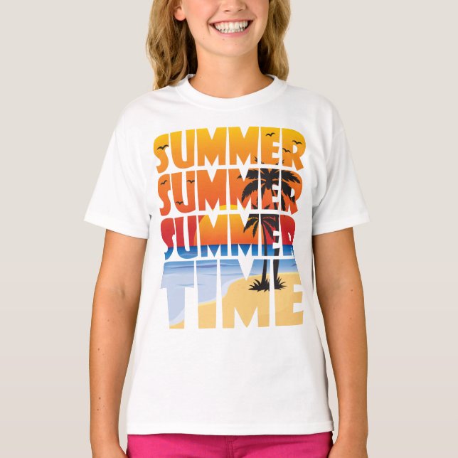 Sommarsommartid! T Shirt (Framsida)