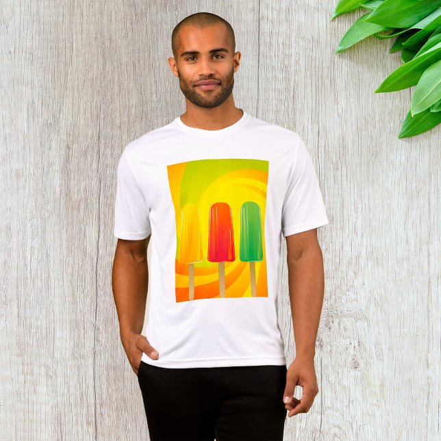 Sommarsorbetrio Ljus Popsicles T Shirt (Skapare uppladdad)