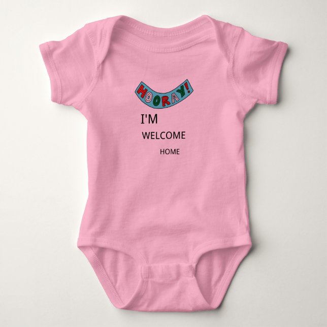 Sommarsöt Rosa T Shirt (Framsida)