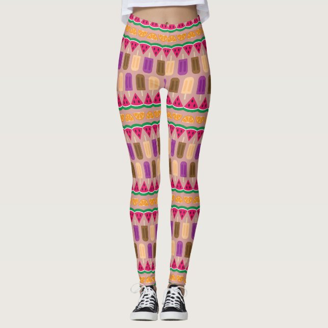 Sommarsötsaker Leggings (Framsida)