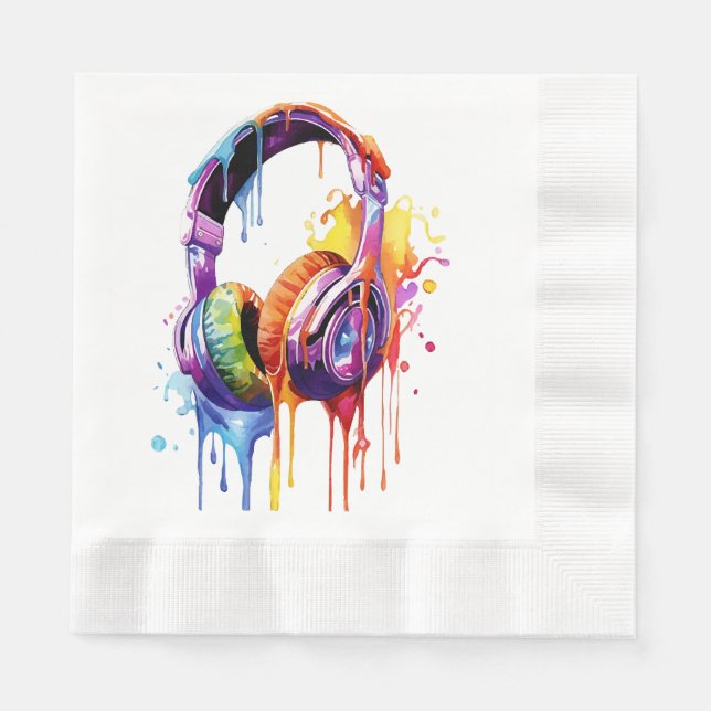 Sommarsoundwaves  pappersservett (Framsidan)