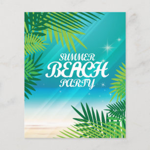 Sommarsovparty Flygblad