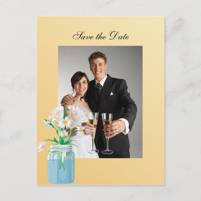 Sommarspridda tusenskönor Spara datum vykort (Framsida)