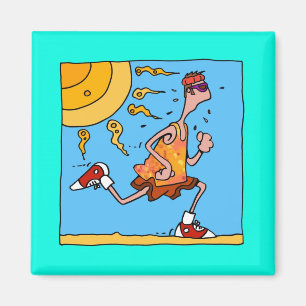 sommarspringer (grabben) magnet