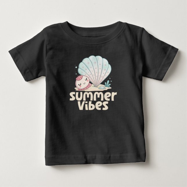 Sommarstämning Barn T Shirt (Framsida)