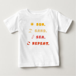 Sommarstämning Barn T-Shirt - Kul sommar framför o