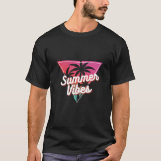 Sommarstämning Grafisk T-Shirt – Trendig Tropisk