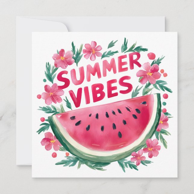 Sommarstämning Inbjudningar (Framsida)