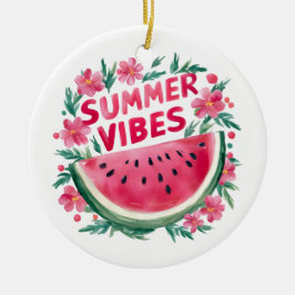 Sommarstämning Julgransprydnad Keramik