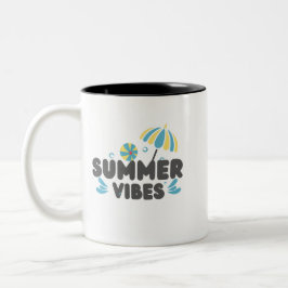 Sommarstämning Kaffe kopp | Strand Regenschirm Kop