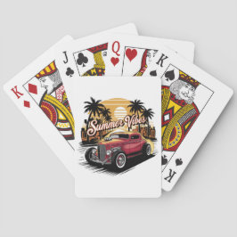 Sommarstämning Klassisk Bil Casinokort