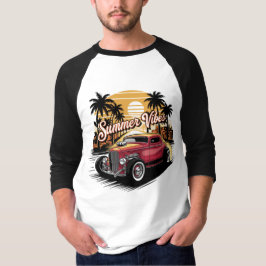 Sommarstämning Klassisk Bil T Shirt