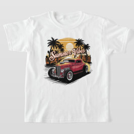 Sommarstämning Klassisk Bil T Shirt