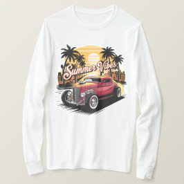 Sommarstämning Klassisk Bil T Shirt
