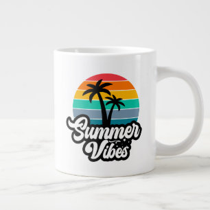 Sommarstämning med palmer design jumbo mugg