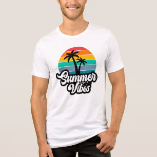 Sommarstämning med palmer design t shirt