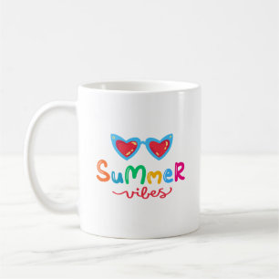 Sommarstämning Och Solglasögon Kaffemugg