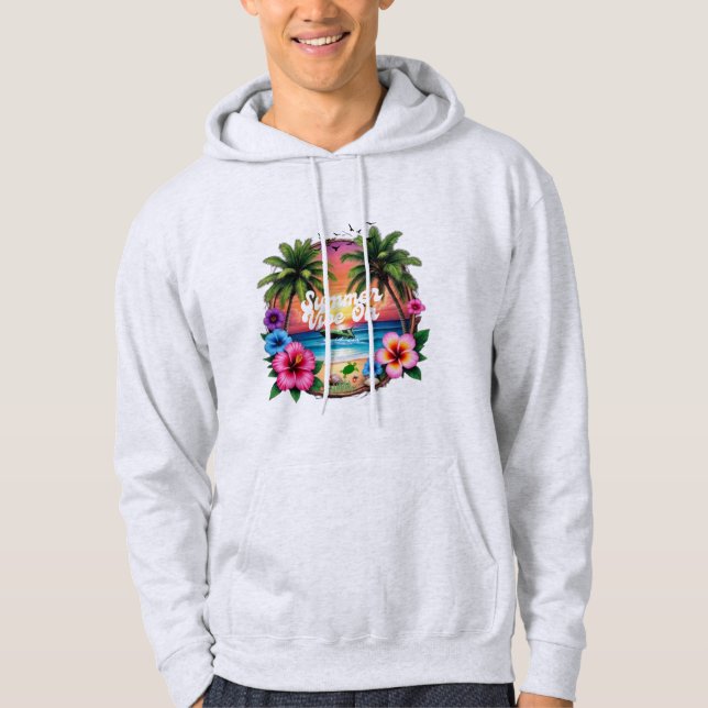 Sommarstämning På Hoodie (Framsida)