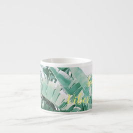 Sommarstämning Palmblad Espresso Kaffemugge Espressomugg