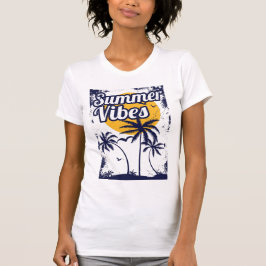 Sommarstämning palmer kvinnor t shirt