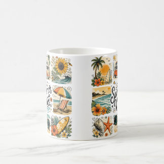 Sommarstämning Premium Estetisk Design Kaffemugg