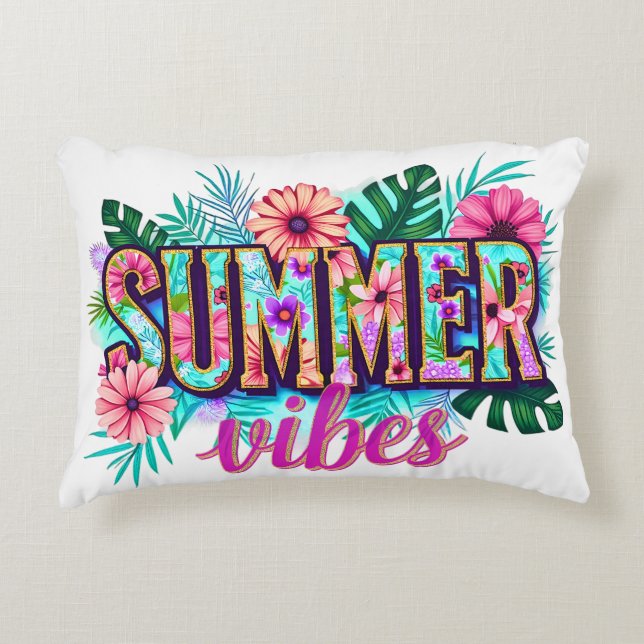 Sommarstämning Prydnadskudde (Framsidan)
