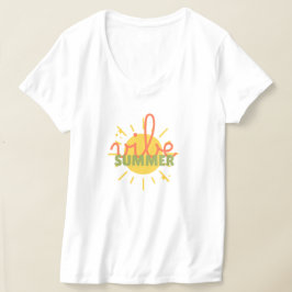 Sommarstämning Retro Strand T-Shirt